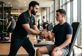 نمایش توضیحات فیتنس و تناسب اندام